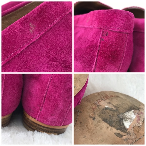 Sam Edelman Etiene Pink Suede Driving Loafers 8 - Picture 6 of 12